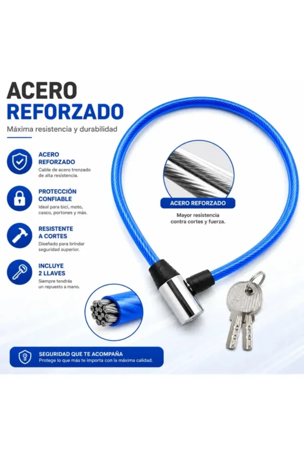 Linga de Seguridad Vitto Byker - Azul