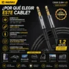 D_NQ_NP_2X_628433-MLA110745224919_042026-F.jpg Cable Auxiliar iRemax CB08 - Negro