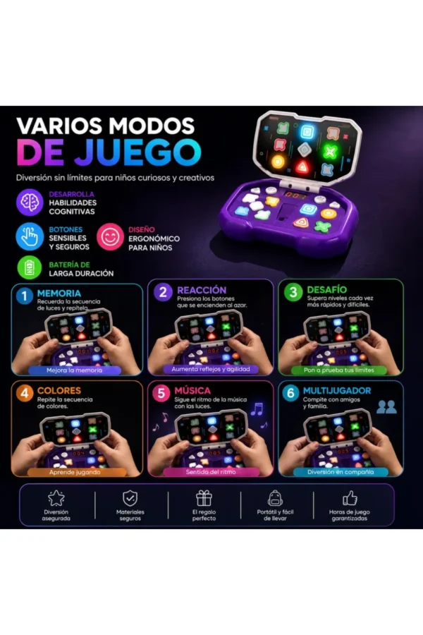 Consola de Juego Dance Game - Azul
