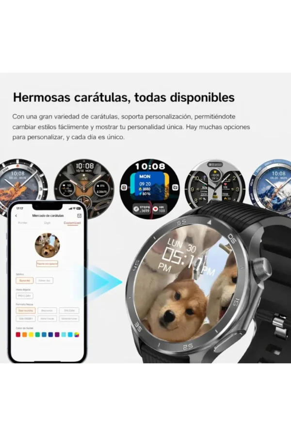 D_NQ_NP_2X_641522-MLA108948082042_032026-F.jpg Smartwatch O'clock X2 Max - Negro