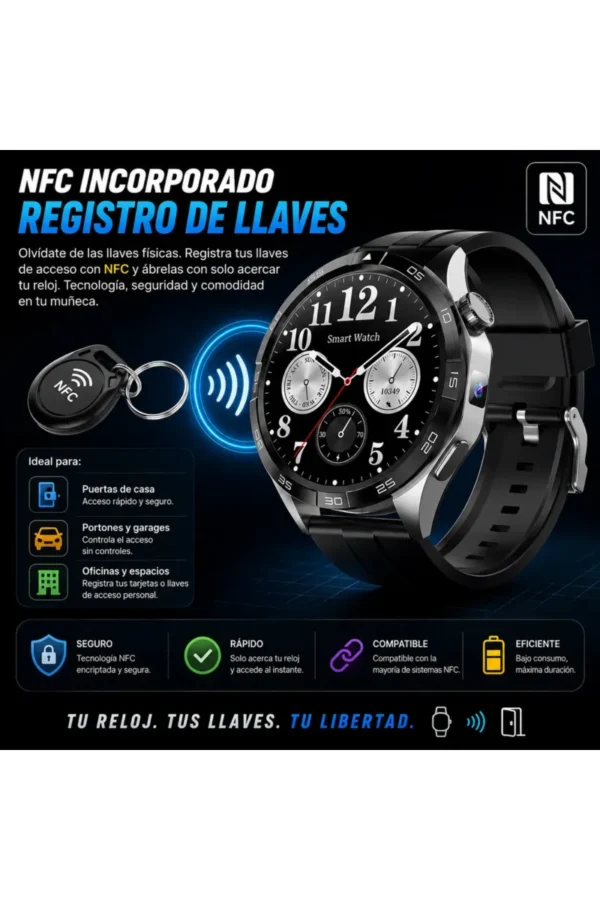 D_NQ_NP_2X_651693-MLA113213173481_062026-F.jpg Smartwatch O'clock Watch-83 Q83 - Negro