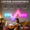 Luz LED Exagonal