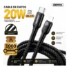 D_NQ_NP_2X_677702-MLA111354032792_052026-F.jpg Cable de Datos Remax RC-171 - Negro