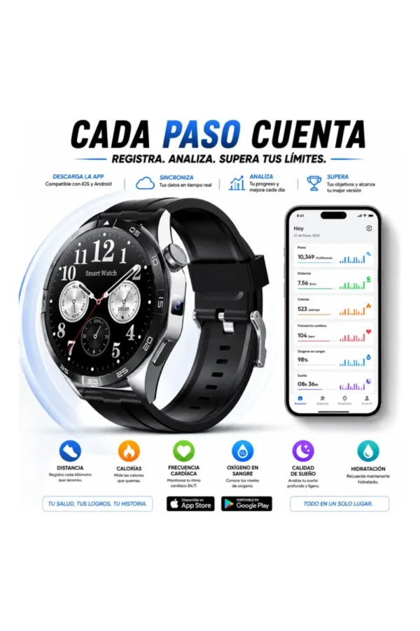 D_NQ_NP_2X_678781-MLA113214151117_062026-F.jpg Smartwatch O'clock Watch-83 Q83 - Negro