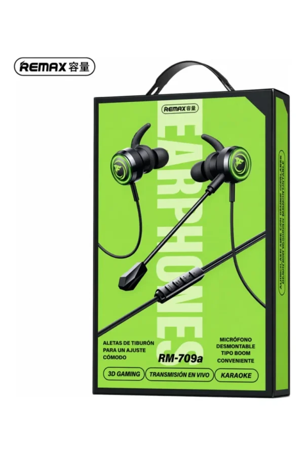 Auriculares In-Ear Remax RC-709A - Verde