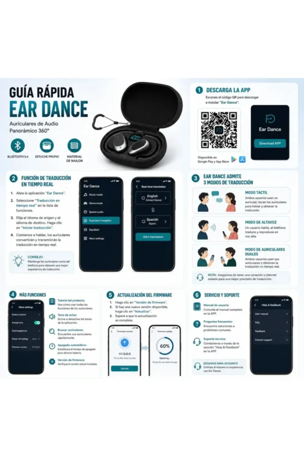D_NQ_NP_2X_687592-MLA110692614664_052026-F.jpg Auriculares Clip Ear O'clock QH006 - Negro