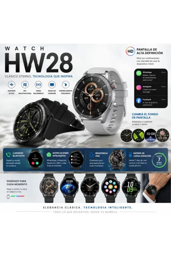 Smartwatch O'clock HW28MAX