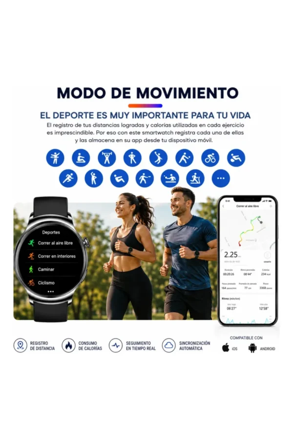 Smartwatch O'clock ZW Pro 2 Z93-Pro - Negro