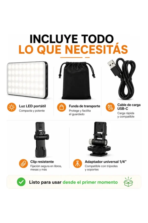 D_NQ_NP_2X_711408-MLA111080006081_042026-F.jpg Panel de Luz LED O'clock CRI-97+ - Negro