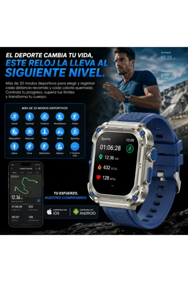 D_NQ_NP_2X_713033-MLA111967296166_062026-F.jpg Smartwatch O'clock Ultra Max Z85MAX - Azul