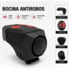 Bocina con Alarma Vitto Biker CBH3 - Negro