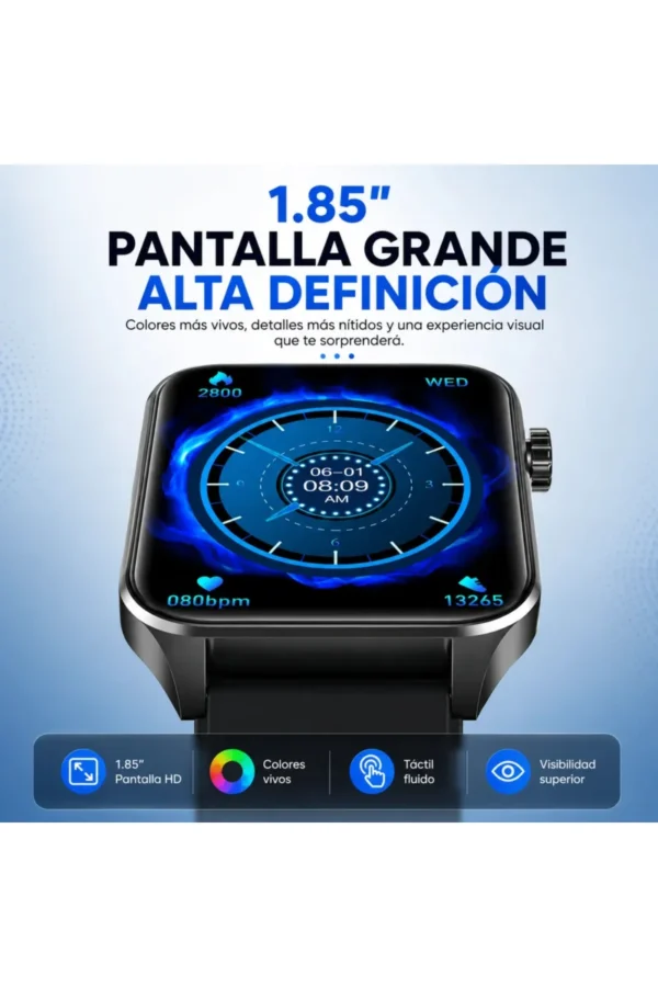 D_NQ_NP_2X_719651-MLA110971864042_052026-F.jpg Smartwatch O'clock V22 - Negro