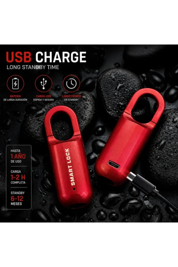 Candado Smart Lock - Rojo