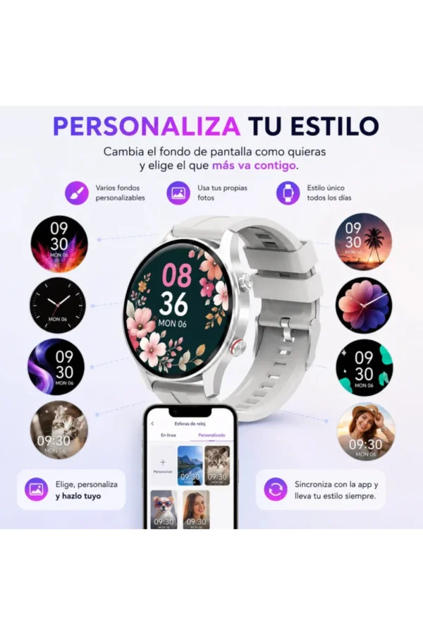Smartwatch O'clock KR10 - Negro