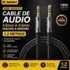 D_NQ_NP_2X_747902-MLA110744750799_042026-F.jpg Cable Auxiliar iRemax CB08 - Negro
