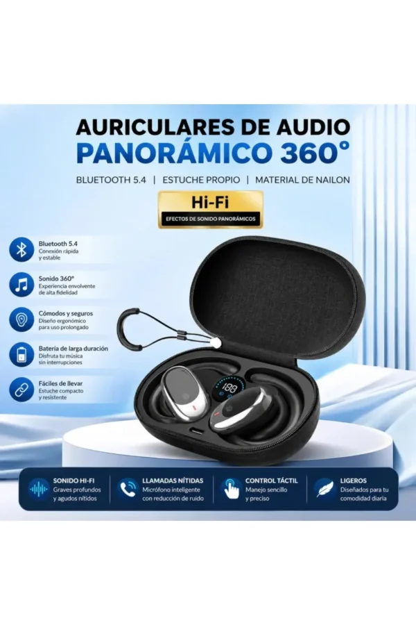 D_NQ_NP_2X_778291-MLA111646714319_052026-F.jpg Auriculares Clip Ear O'clock QH006 - Negro
