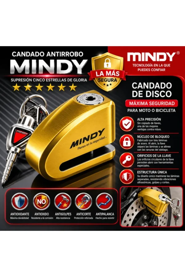 Traba Disco Mindy MHA01 - Dorado