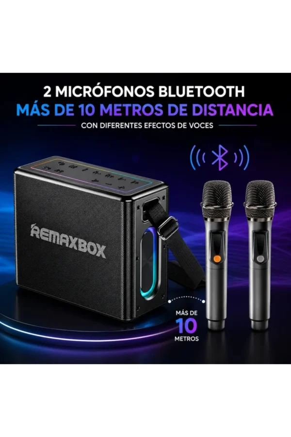 Parlante Karaoke Remax RM-M51 - Gris oscuro