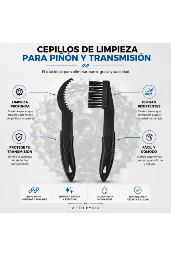 Kit de Limpieza Bici Cuatri Moto - Azul