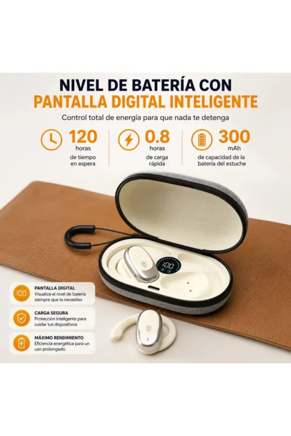 D_NQ_NP_2X_844843-MLA111646420243_052026-F.jpg Auriculares Clip Ear O'clock QH006 - Negro