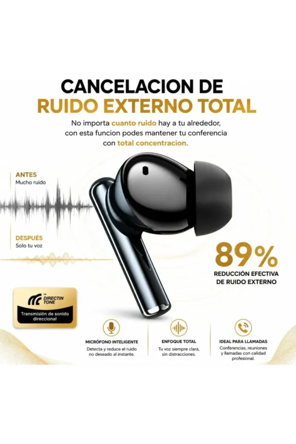 D_NQ_NP_2X_854813-MLA110975521432_052026-F.jpg Auriculares In-Ear O'clock TS16 - Negro
