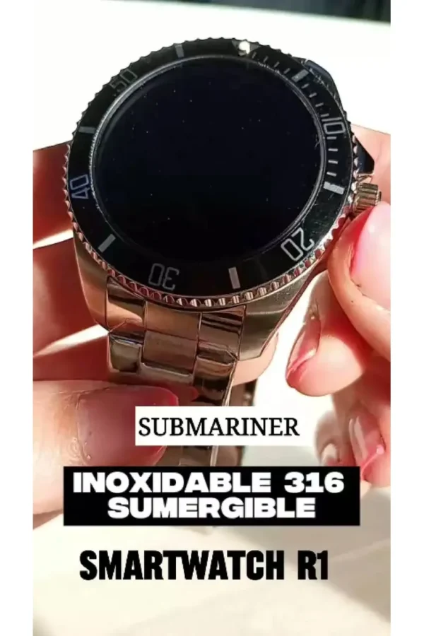 D_NQ_NP_2X_860100-MLA92002780605_092025-F.jpg Smartwatch O'clock Submariner R1 - Gris