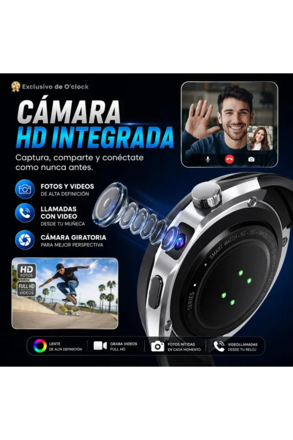 D_NQ_NP_2X_870363-MLA113214151099_062026-F.jpg Smartwatch O'clock Watch-83 Q83 - Negro