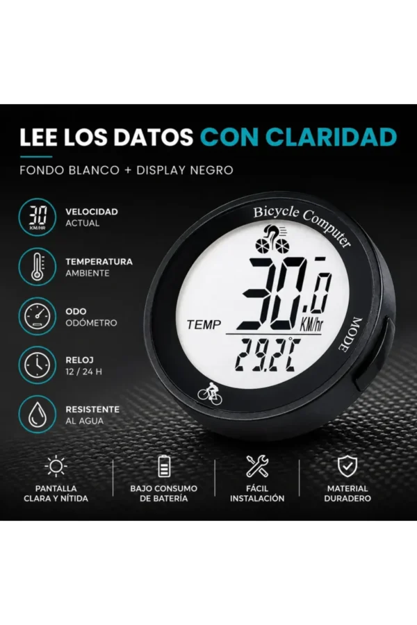 D_NQ_NP_2X_872092-MLA110522320970_052026-F.jpg Ciclocomputadora O'clock OX198 - Negro
