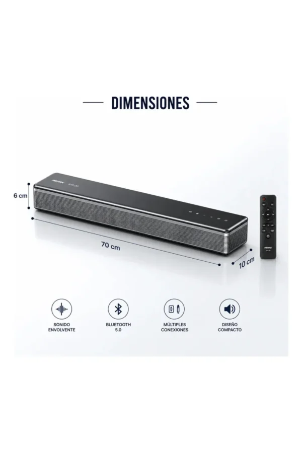 Barra de Sonido iRemax RTS-20 - Gris oscuro