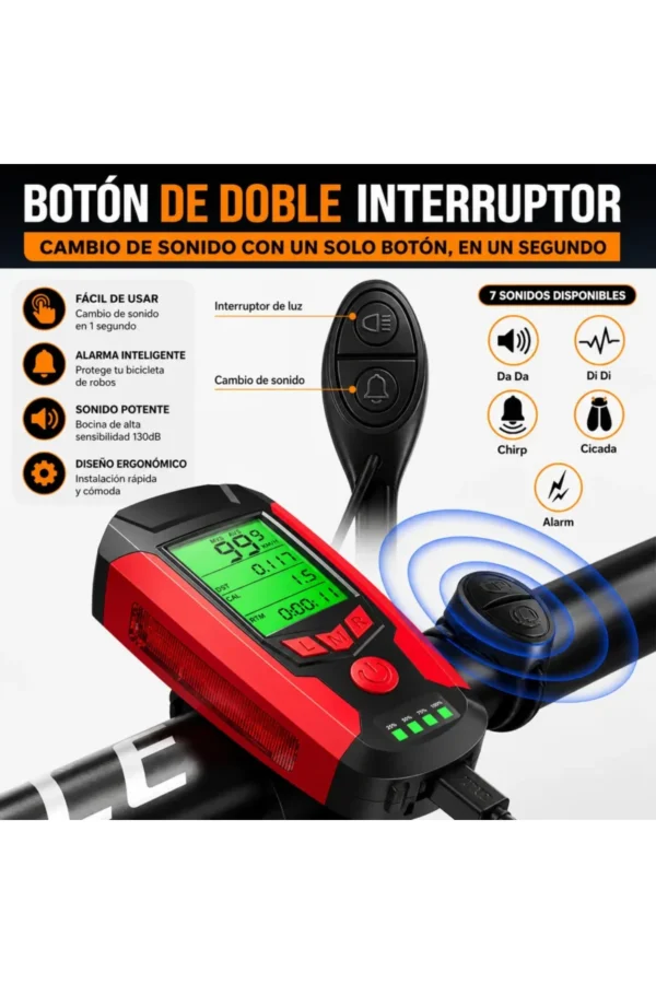 D_NQ_NP_2X_881545-MLA111218704863_052026-F.jpg Luz para Bicicleta O'clock LED-600 - Rojo