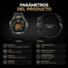 D_NQ_NP_2X_886780-MLA111826067974_062026-F.jpg Smartwatch O'clock T-REX66 PG666 - Negro