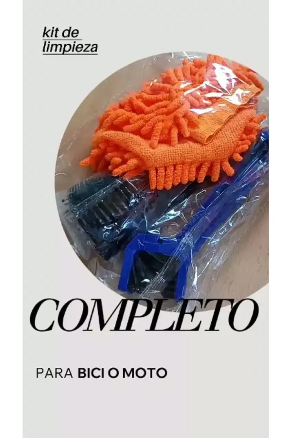 Kit de Limpieza Bici Cuatri Moto - Azul