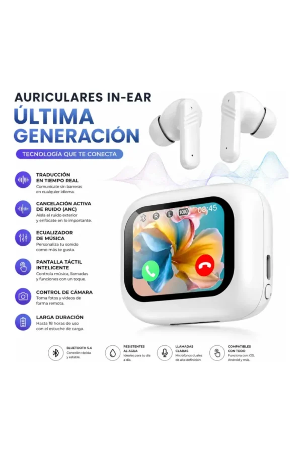 Auriculares In-Ear O'clock KH10 - Blanco