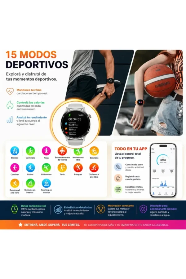 Smartwatch O'clock HW28MAX
