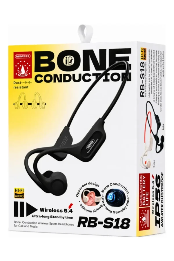 Auriculares de Conducción Ósea Remax RB-S18 - Negro