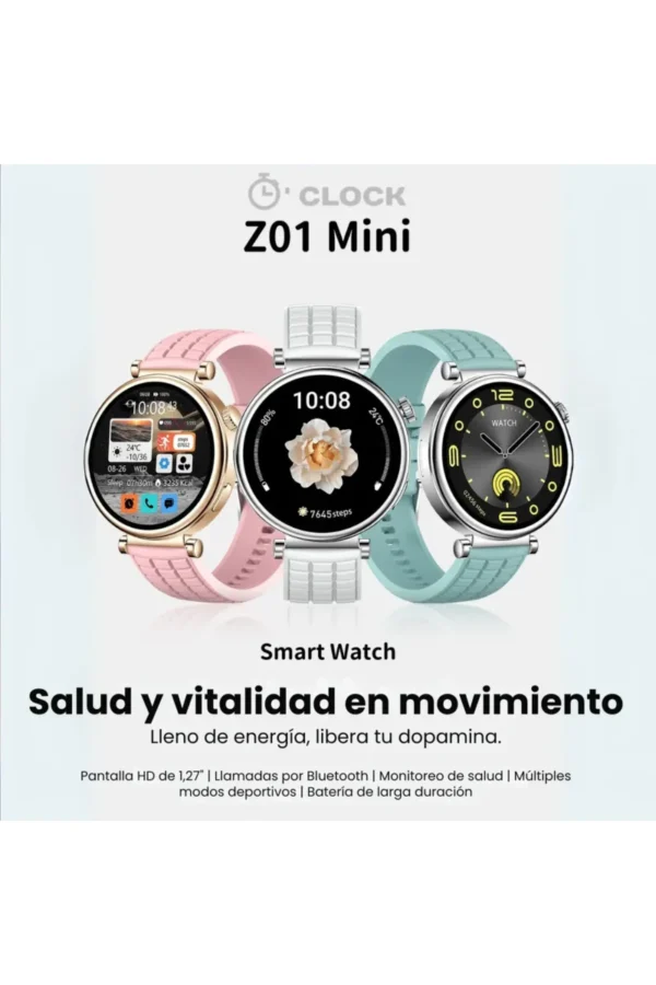 D_NQ_NP_2X_954767-MLA101946284696_122025-F.jpg Smartwatch O'clock Z01 Mini - Rosa