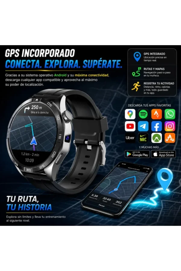 D_NQ_NP_2X_958263-MLA113213440219_062026-F.jpg Smartwatch O'clock Watch-83 Q83 - Negro