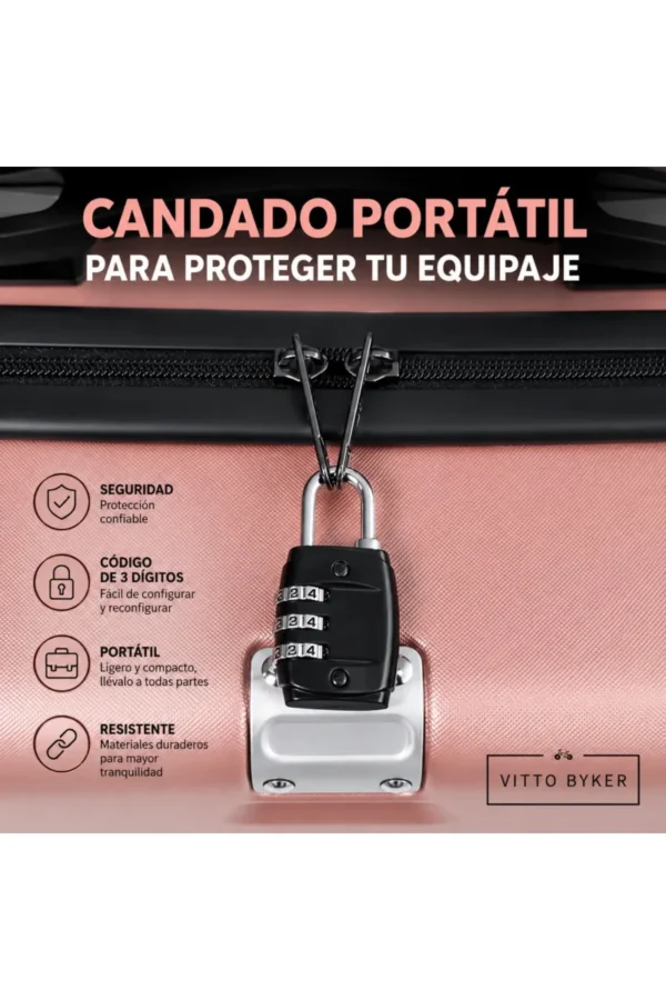 D_NQ_NP_2X_966891-MLA110788591930_052026-F.jpg Candado Vitto Byker Padlock - Negro
