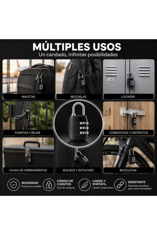 D_NQ_NP_2X_971189-MLA111748311267_052026-F.jpg Candado Vitto Byker Padlock - Negro