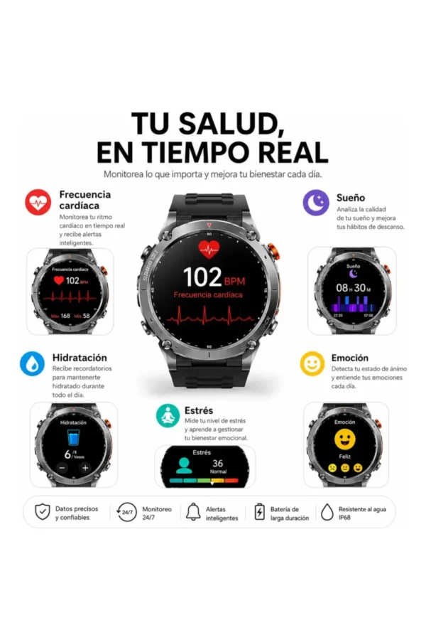 D_NQ_NP_2X_974009-MLA111916197644_062026-F.jpg Smartwatch O'clock Military Y101 - Negro