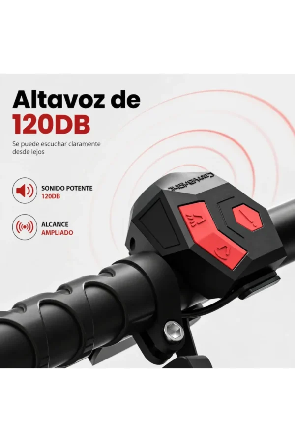Bocina con Alarma Vitto Biker CBH3 - Negro