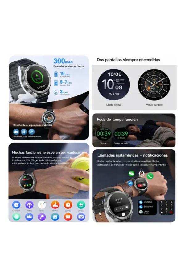 D_NQ_NP_2X_983052-MLA108949546064_032026-F.jpg Smartwatch O'clock X2 Max - Negro