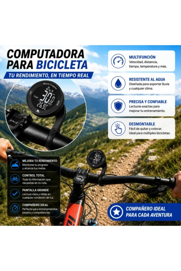 D_NQ_NP_2X_995245-MLA111466624585_052026-F.jpg Ciclocomputadora O'clock OX198 - Negro