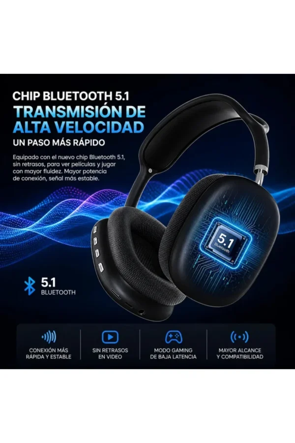 Auriculares Vincha O'clock P9 Max