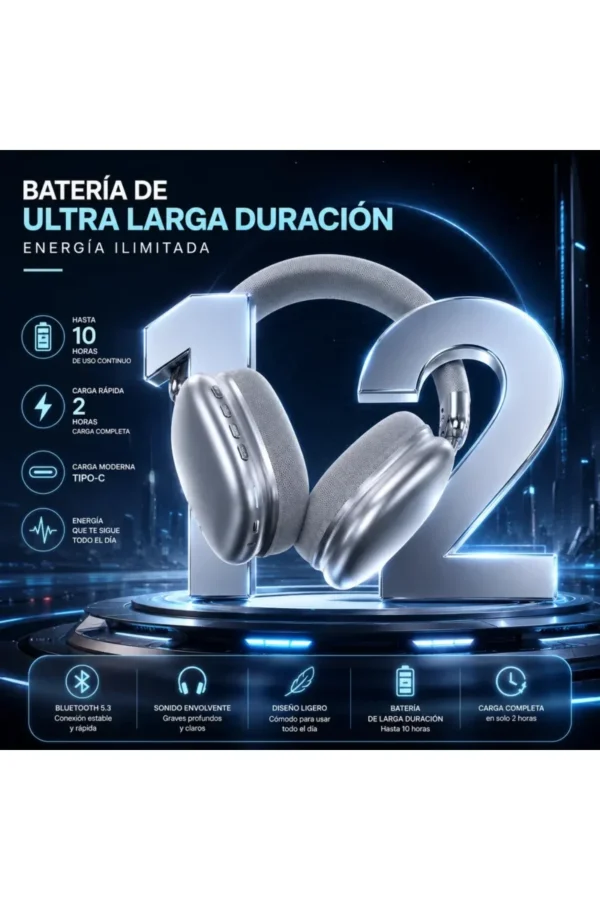 Auriculares Vincha O'clock WH-35MAX