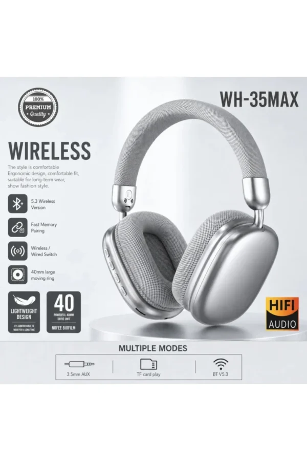 Auriculares Vincha O'clock WH-35MAX